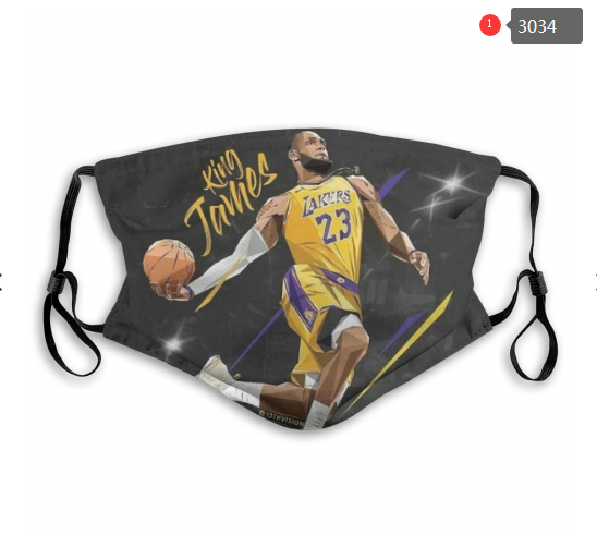 NBA Los Angeles Lakers #31 Dust mask with filter->nba dust mask->Sports Accessory